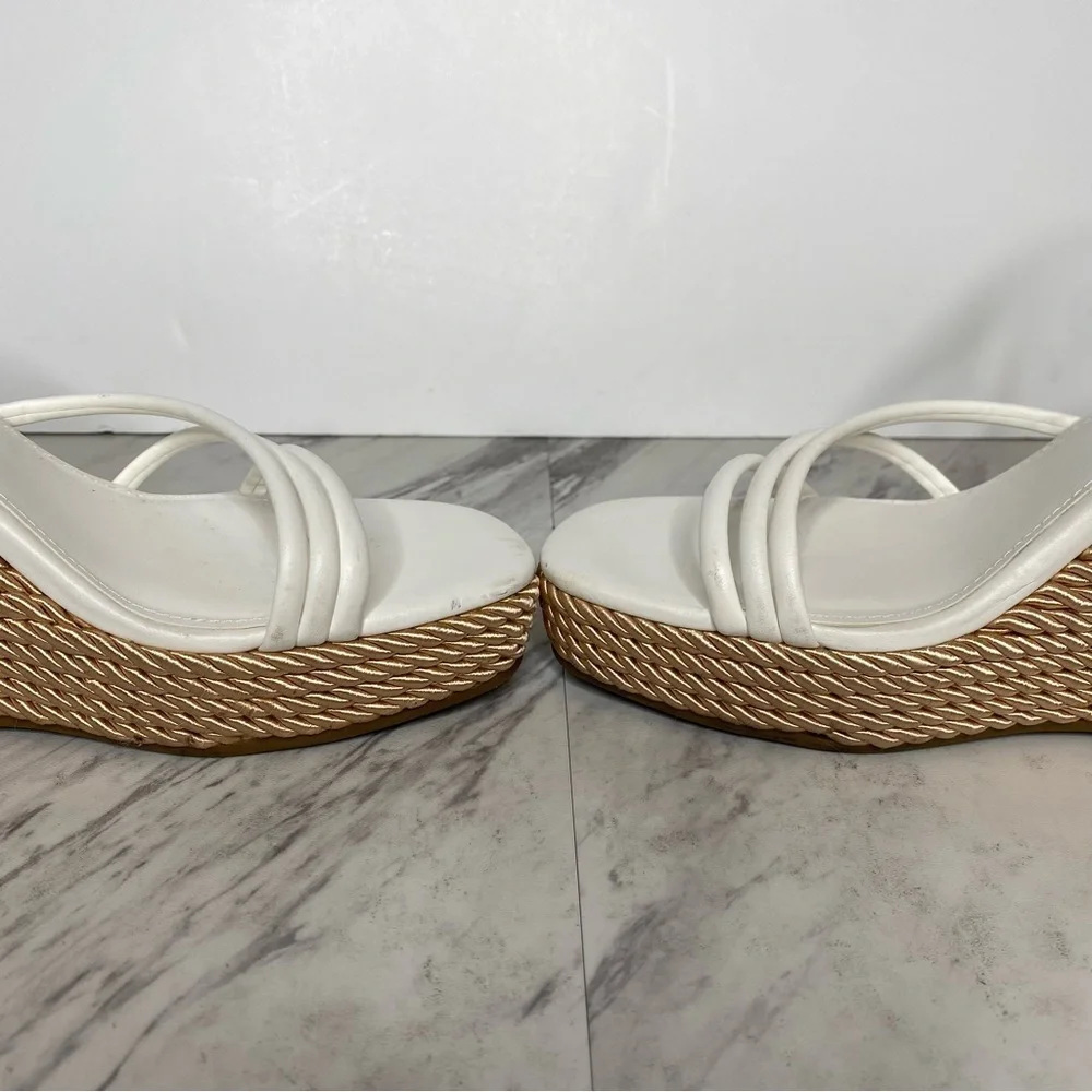Marc Fisher Zeki Espadrille Wedge Sandal 8M
